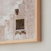 "Fortress I" - Art Print in blush by Kamala Nahas - Frame Close-up