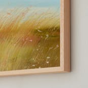 "Afternoon Breeze I" - Art Print in Olive by Lindsay Megahed - Frame Close-up