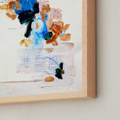 "Memory" - Art Print in Cream by Mallory Grace - Frame Close-up
