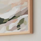 "Every Summer II" - Art Print in Olive by Melanie Severin - Frame Close-up