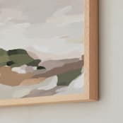 "Every Summer I" - Art Print in Olive by Melanie Severin - Frame Close-up