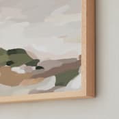"Every Summer I" - Art Print in Olive by Melanie Severin - Frame Close-up