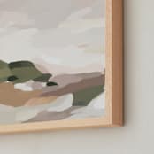 "Every Summer I" - Art Print in Olive by Melanie Severin - Frame Close-up