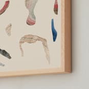 "Ancient Shapes 1" - Art Print in Museum by Sumak Studio - Frame Close-up