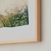 "Into the Wild 2" - Art Print in Mustard by Kamala Nahas - Frame Close-up
