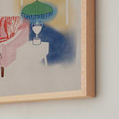 "These Moments" - Art Print in Original by Kimberly Young - Frame Close-up