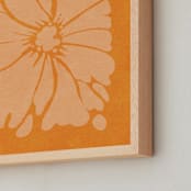 "Vibrance No. 1" - Art Print in Vibrant Gold by ThirtyOne Illustrations - Frame Close-up