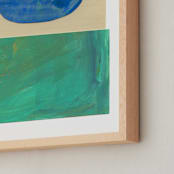 "Jewelbox" - Art Print in Lapis by Field and Sky - Frame Close-up