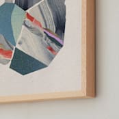 "abstract geological form I" - Art Print in Mineral by Sumak Studio - Frame Close-up