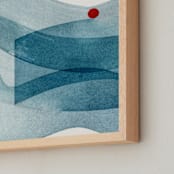 "Flux II" - Art Print in Drop by Sumak Studio - Frame Close-up