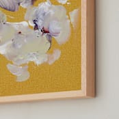 "Goldie" - Art Print in Wheat by Lindsay Megahed - Frame Close-up