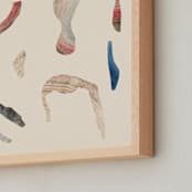 "Ancient Shapes 1" - Art Print in Museum by Sumak Studio - Frame Close-up