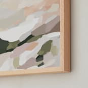 "Every Summer II" - Art Print in Olive by Melanie Severin - Frame Close-up