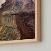 "Earth Poetry" - Art Print in Colorado Earth  by Elena Kulikova - Frame Close-up