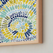 "Sun Drops 2" - Art Print in Multicolored by Holly Royval - Frame Close-up