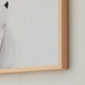 "Dalla" - Art Print in white by Irene Suchocki - Frame Close-up