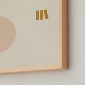 "Les Italiennes II" - Art Print in Earth by Alex Roda - Frame Close-up
