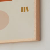 "Les Italiennes II" - Art Print in Earth by Alex Roda - Frame Close-up