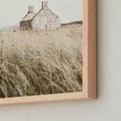 "highland prairie II" - Art Print in Wheat by Kamala Nahas - Frame Close-up
