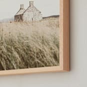 "highland prairie II" - Art Print in Wheat by Kamala Nahas - Frame Close-up