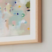 "Bubblegum" - Art Print in Olive by Lindsay Megahed - Frame Close-up