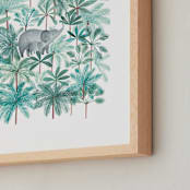 "Always Together" - Art Print in Mint by Sarah Knight - Frame Close-up