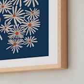 "Vintage Floral Set II" - Art Print in Vintage by Kate Capone - Frame Close-up