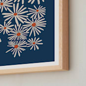 "Vintage Floral Set II" - Art Print in Vintage by Kate Capone - Frame Close-up