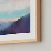 "Twilight Shimmer" - Art Print in Twilight Blue by AlisonJerry - Frame Close-up