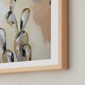 "Left it in Marfa" - Art Print in Peach by Kati Ramer - Frame Close-up