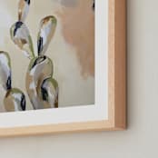 "Left it in Marfa" - Art Print in Peach by Kati Ramer - Frame Close-up