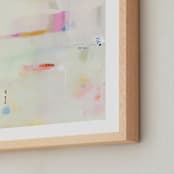 "Believe" - Art Print in Seafoam by Lindsay Megahed - Frame Close-up