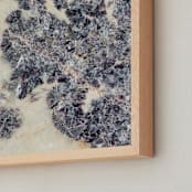 "Lepidolite " - Art Print in Gray Purple by Shine Haus Collective - Frame Close-up