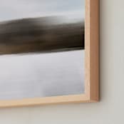 "Horizon Series Frost" - Art Print in Frost by Jennifer Morehead - Frame Close-up