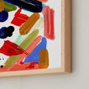 "Modern Retro" - Art Print in Retro kaleidoscope by Svitlana Martynjuk - Frame Close-up