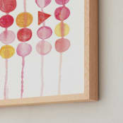 "Dripping Sun" - Art Print in Warm Sunset by studio SYLVO - Frame Close-up