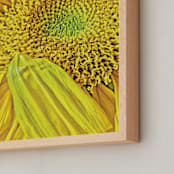 "Taste of Sundrop" - Art Print in Golden Sundrop Yellow by Mariecor Agravante - Frame Close-up