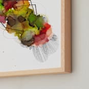 "Nebula 5" - Art Print in Autumn by Jaime Derringer - Frame Close-up