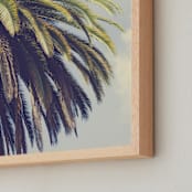 "Beverly Hills" - Art Print in Tropical green by Ann Hudec - Frame Close-up