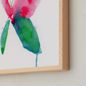 "Butterfly Whimsy" - Art Print in Pink by Lindsay Megahed - Frame Close-up