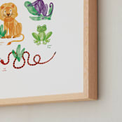 "Colors of the Jungle" - Art Print in Basics by Silvana Pacheco - Frame Close-up