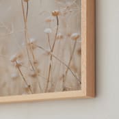 "winter thistle no.1" - Art Print in vintage by Crystal Lynn Collins - Frame Close-up