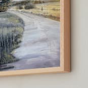 "Day's End" - Art Print in Shadow by Hettie Roberts - Frame Close-up