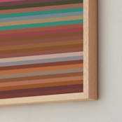 "Grapefruits by the Seaside" - Art Print in Grapefruit by AMANDA LOMAX - Frame Close-up