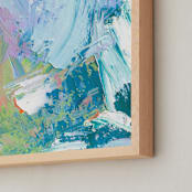 "On Cloud Nine" - Art Print in Cloud by Jenny Partrite - Frame Close-up