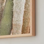 "Western Whitney" - Art Print in Cactus Green by K.Short - Frame Close-up