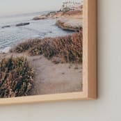 "La Jolla Golden Hour" - Art Print in Rust by LindseyErin - Frame Close-up