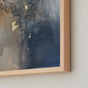 "High Tide #1" - Art Print in copper peach by Christine Olmstead - Frame Close-up