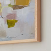"Fall Canyon" - Art Print in Tan by Shina Choi - Frame Close-up