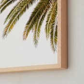 "palm no.1" - Art Print in palm green by Crystal Lynn Collins - Frame Close-up
